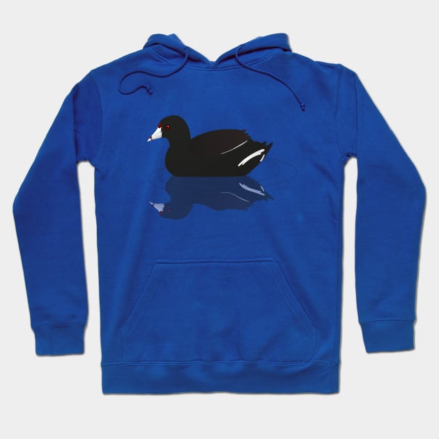 An American coot or mud hen Hoodie by Bwiselizzy